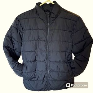 Children’s Place Puffer Jacket - Black - Unisex Youth Sz. L (10-12) - EUC